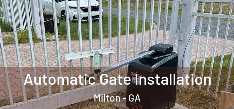 Automatic Gate Installation Milton - GA